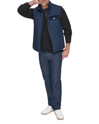 Barnet Quilted Corduroy Trimmed Water Resistant Vest