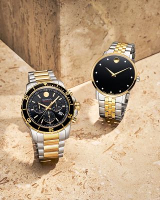 Museum Classic Two-Tone Diamond-Index Watch, 40mm