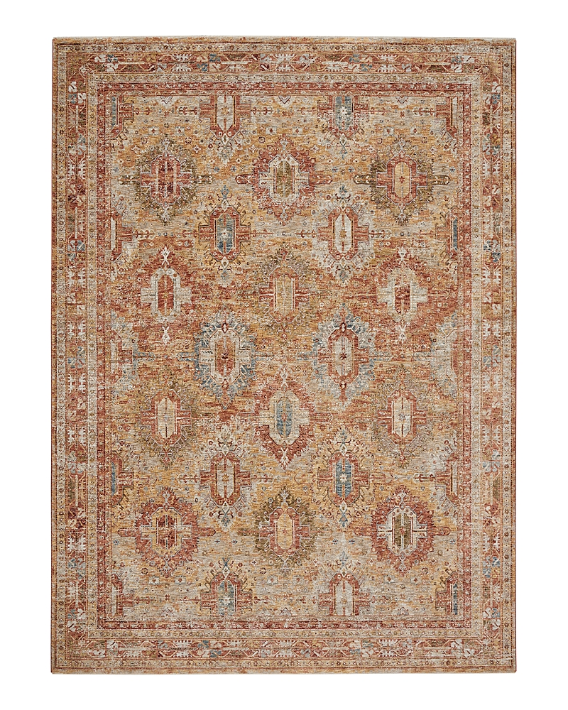 Nourison Home Sahar Shr01 Area Rug, 7'10 X 10'4 In Rust/red