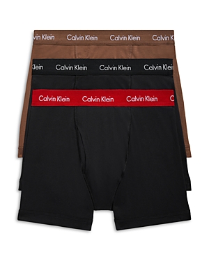 Calvin Klein Cotton Stretch Moisture Wicking Boxer Briefs, Pack of 3