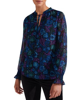 HOBBS LONDON - Aisha Split Neck Blouse