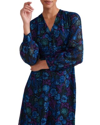 Saffron Floral Print Dress