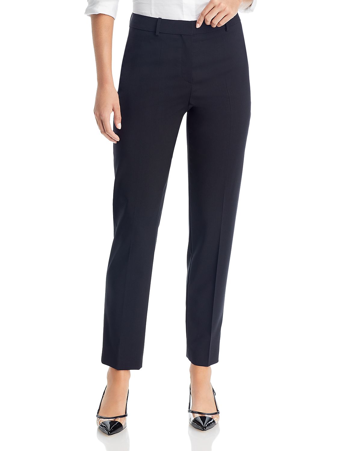Boss Tilunah Wool Straight Pants