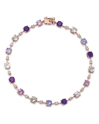 Bloomingdale's Fine Collection Multi Gemstone & Diamond Bracelet in 14K Rose Gold