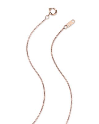 Multi Gemstone & Diamond Lariat Necklace in 14K Rose Gold, 17"