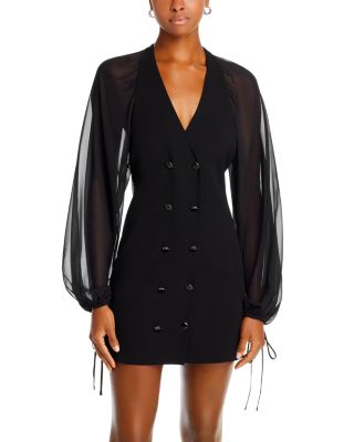 Sleeve blazer dress fashion