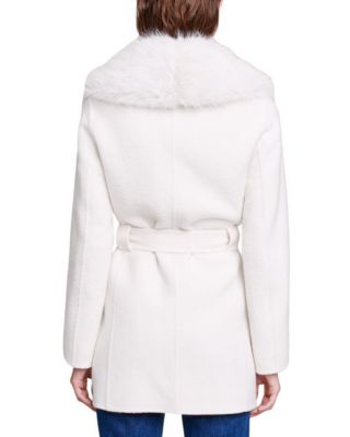 Galaxyo Faux Fur Collar Coat