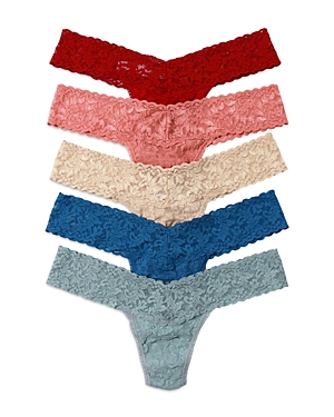 Hanky Panky Signature Low-Rise Thongs, Set of 5