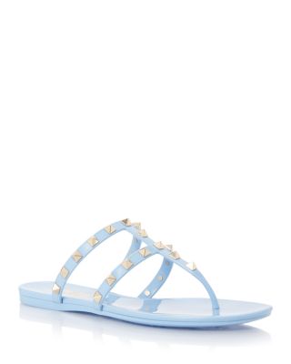 Valentino Garavani - Women's Slip On Thong Embellished Sandals