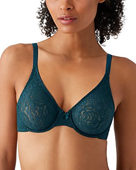 Wacoal Women's Halo Lace Full Coverage Underwire Bra, Black, 32D :  : Clothing, Shoes & Accessories