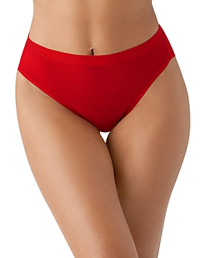 Wacoal Understated Cotton Blend High Leg Briefs In Barbadosch