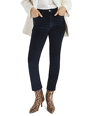 Rag & Bone Wren Slim-straight Corduroy Pants In Salute