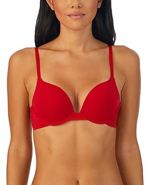 On Gossamer Sleek Micro Push-up Bra In Salsa