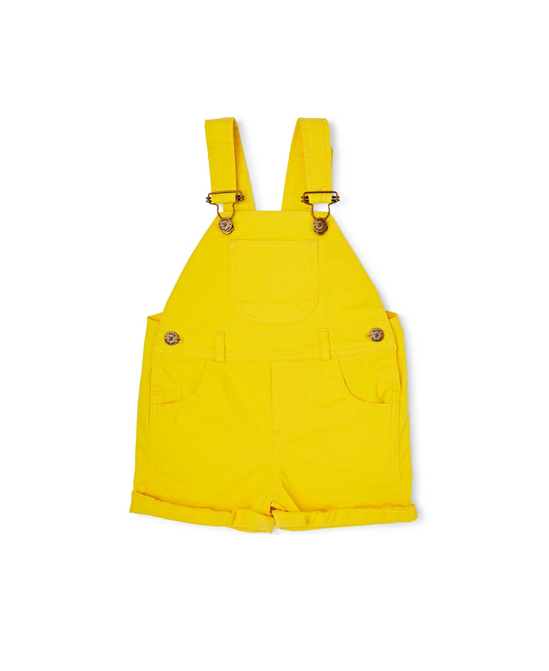 Dotty Dungarees Unisex Classic Summer Denim Overall Shorts - Baby, Little Kid, Big Kid