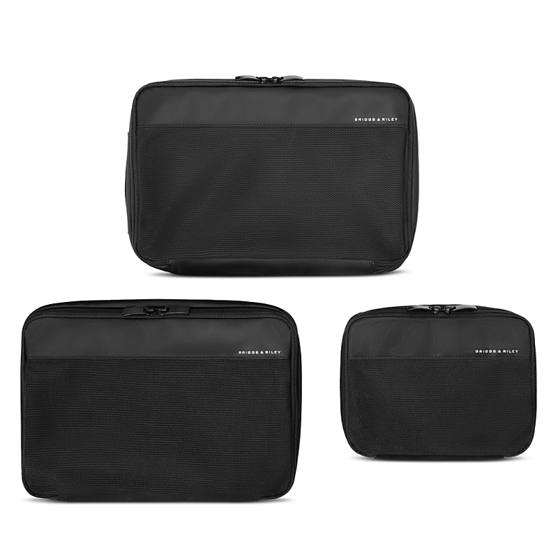Briggs & Riley Travel Essentials Carry On Packing Cube Set In Black
