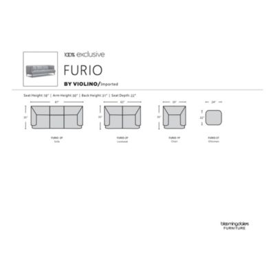 Furio Leather Sofa - Exclusive