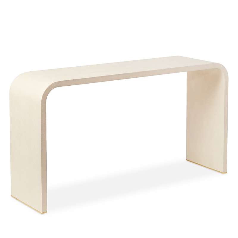 Aerin Shagreen Console In Cream