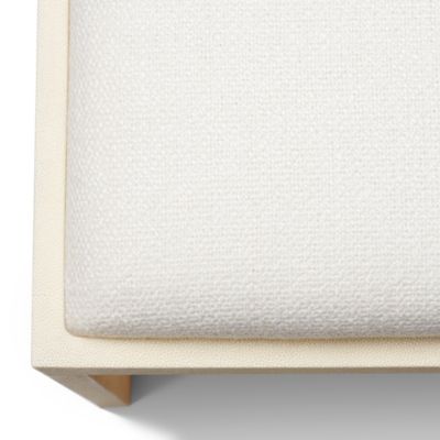 Shagreen Embossed Vanity Table &amp; Stool Set