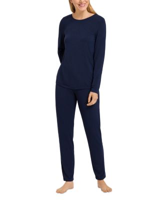 Hanro Women's Balance Pullover Pajama Top – Comfortable Long Sleeve Loungewear