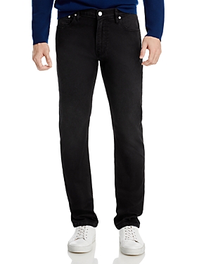 Shop Frame Modern Straight Fit Jeans In Raven