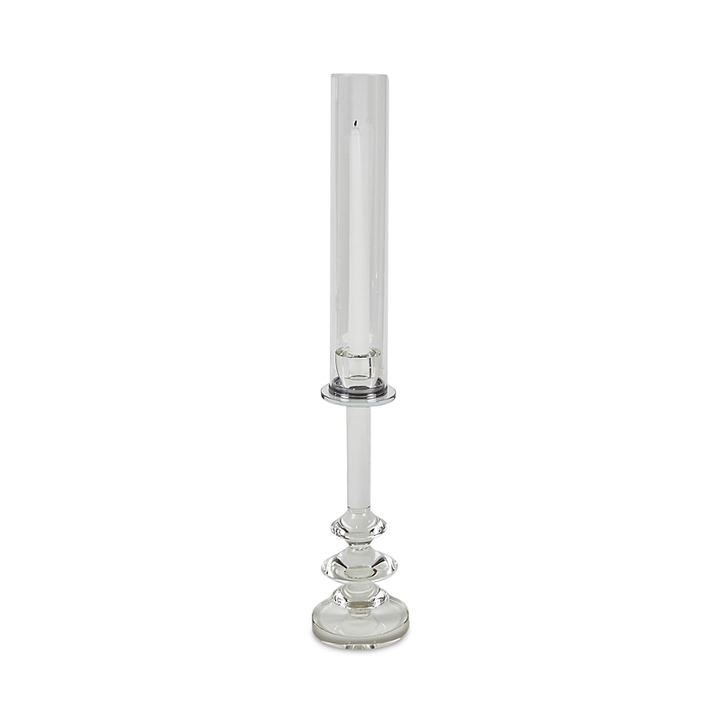 Tizo Crystal Shade Candle Holder In Clear