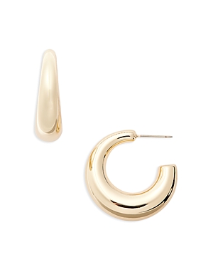 Shop Shashi Izumi Hoop Earrings In Gold