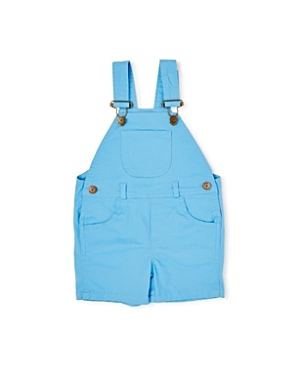 Shop Dotty Dungarees Boys' Classic Summer Denim Overall Shorts - Baby, Little Kid, Big Kid In Pale Blue