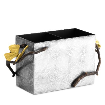 Butterfly Ginkgo Double Cutlery Caddy