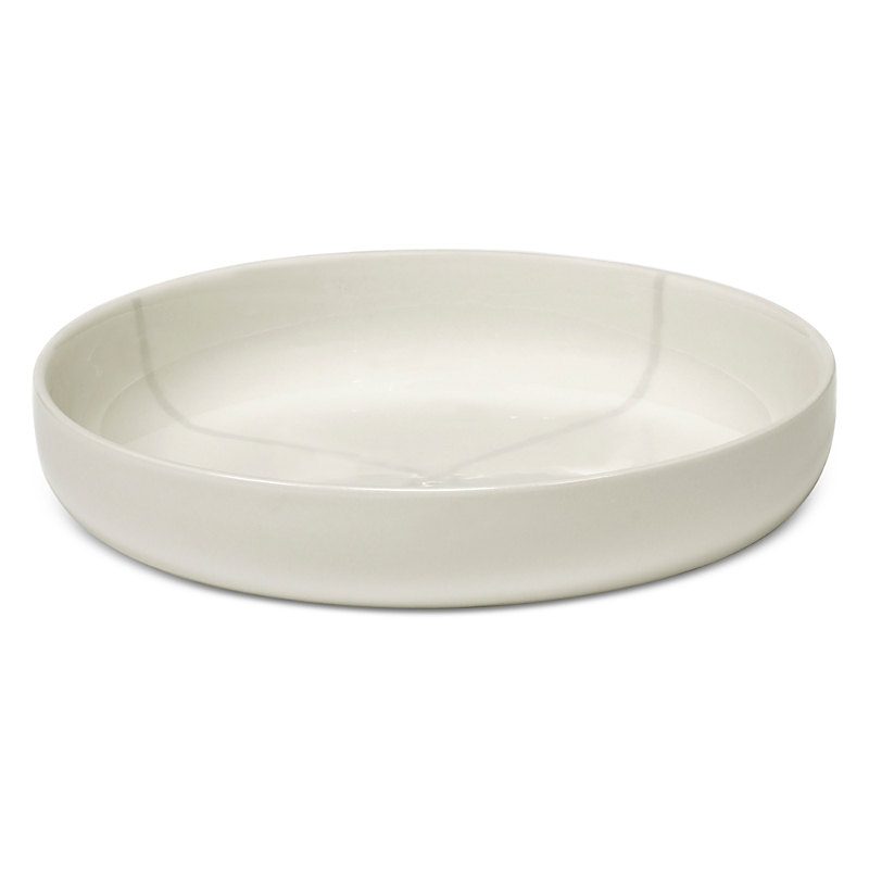 Serax X Kelly Wearstler Zuma Serving Plate 8 In White