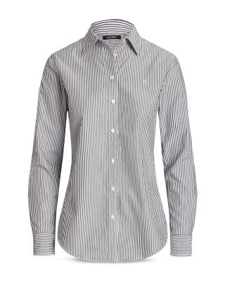 Striped Button Front Top