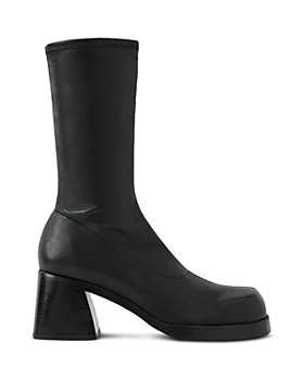 Miista - Women's Elke Stretch Mid Calf Boots 