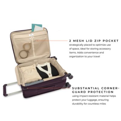 Baseline Global Carry On Spinner Suitcase