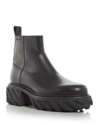 OFF WHITE ◇ Tractor Motor Chelsea Boots Off-White Men's Tractor Motor Boots | Bloomingdale's