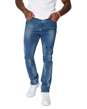 Rta Slim Fit Jeans In Medium Blue In Medium Blue