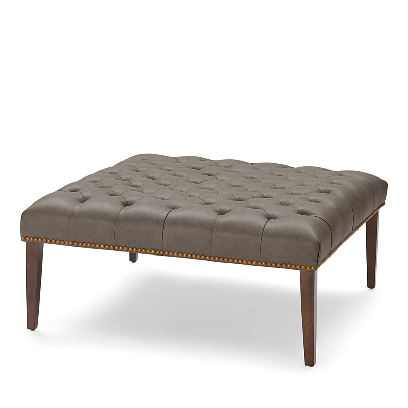 Massoud Heath Tufted Ottoman In Road Trip Shroom