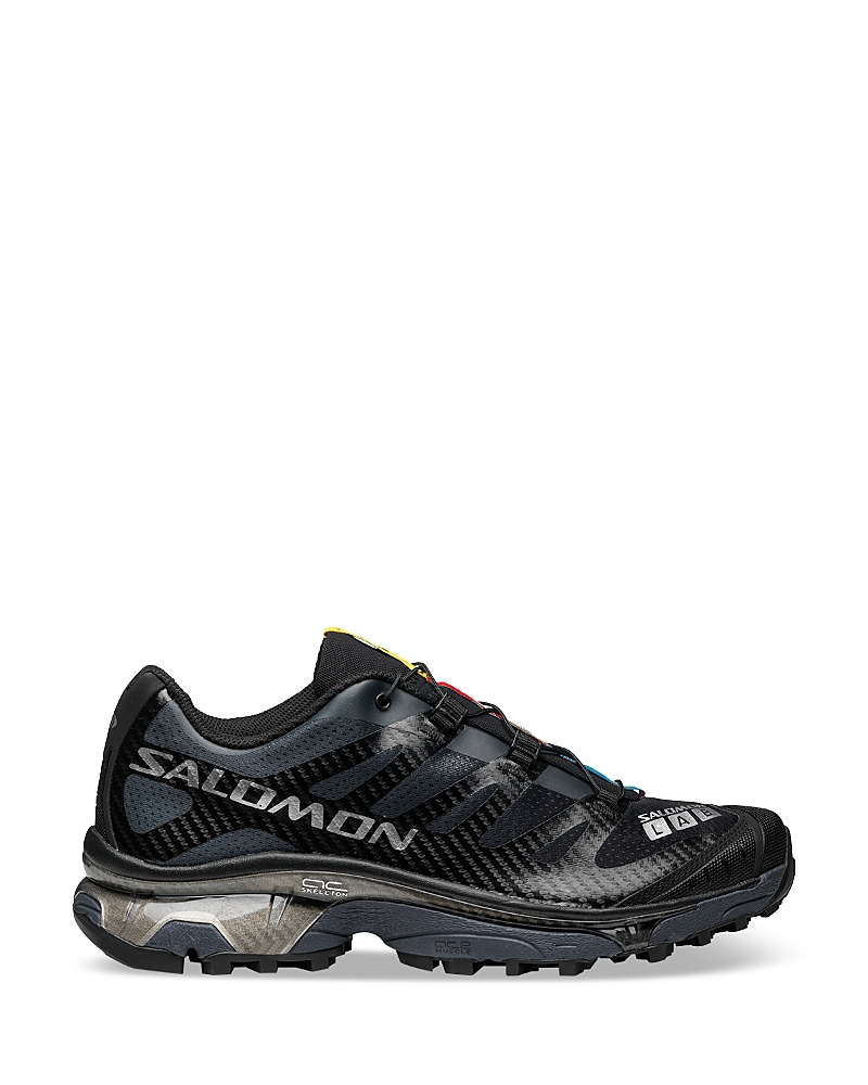 Salomon Streamlined Black Sneakers With Rugged Outsole And Breathable Upper