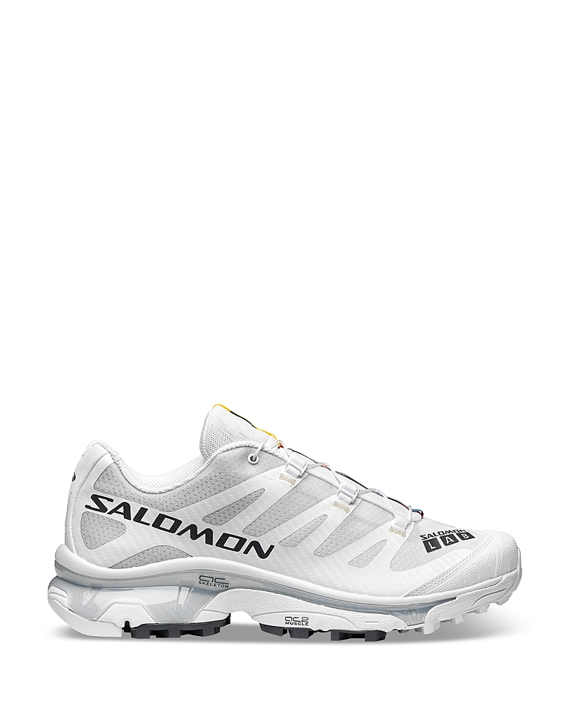 Salomon Unisex Xt-4 Og Low Top Sneakers In White/ebony