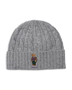 POLO RALPH LAUREN CLASSIC CABLE HERITAGE BEAR BEANIE