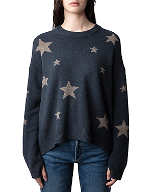 Zadig & Voltaire Markus Star Graphic Cashmere Sweater