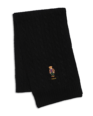 POLO RALPH LAUREN CLASSIC CABLE BEAR SCARF