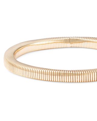Snake Chain Stretch Bracelet in 16K Gold Plated - Exclusive 