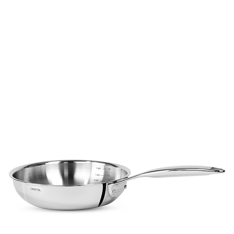 Cristel Castel Pro 4 Stainless Steel Frypan In Silver