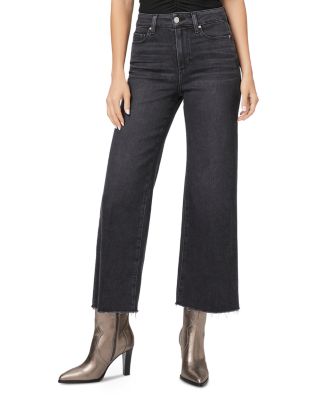 PAIGE - Anessa High Rise Wide Leg Ankle Jeans