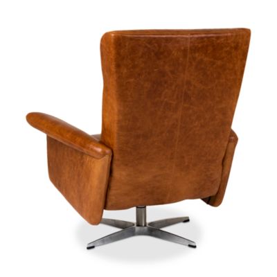 Harlowe Leather Swivel Recliner