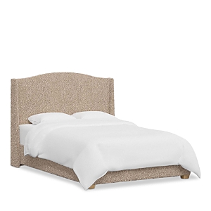 Sparrow & Wren Amalia Bed In Plush Boucle, King In Camel