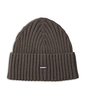 Ribbed Knit Cuffed Beanie