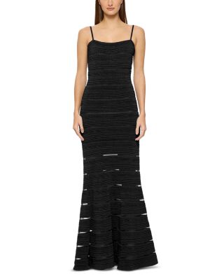 Hervé Léger - Sleeveless Stitched Bandage Gown