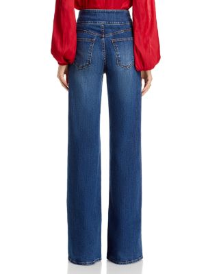 Liv High Rise Wide Leg Jeans in Medium Wash