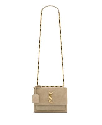 SAINT LAURENT - Sunset Small Crossbody in Suede