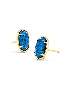 Kendra Scott Grayson Stone Stud Earrings in 14K Gold Plated